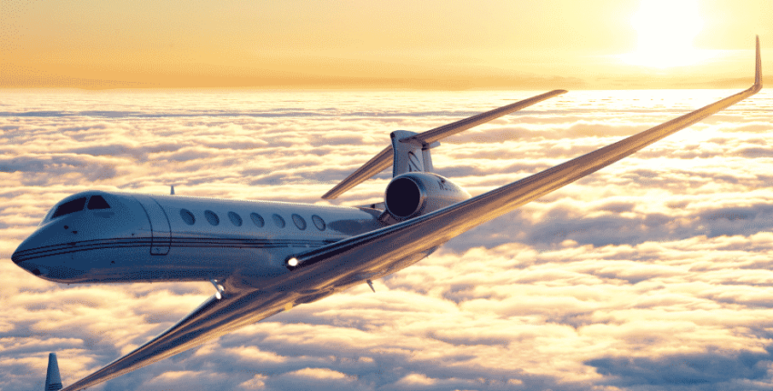 G550 jet privé intérieur