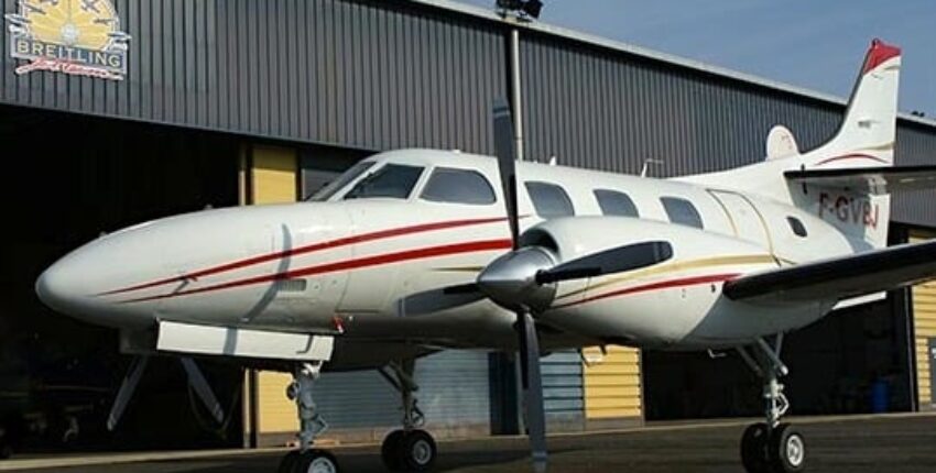 .location jet privé MERLIN 300, intérieur sièges marron