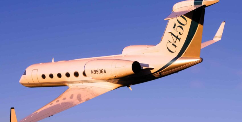 Jet privé Gulfstream G450 intérieur