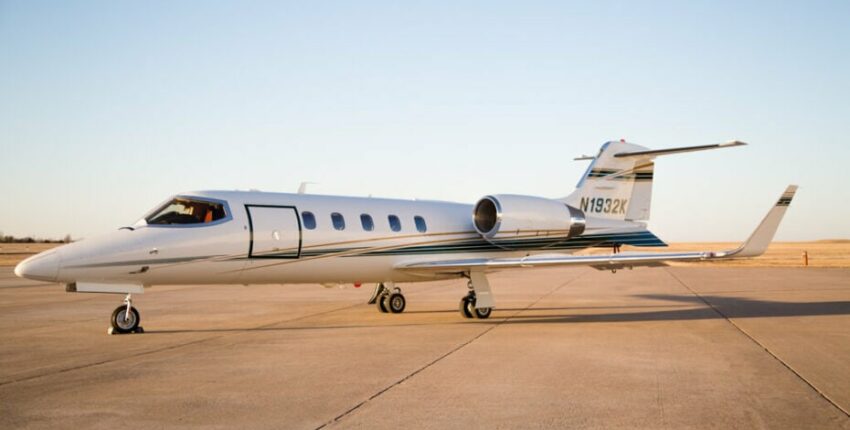 Learjet 31 intérieur luxe - location jet privé.