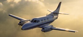 .location jet privé MERLIN 300, intérieur sièges marron