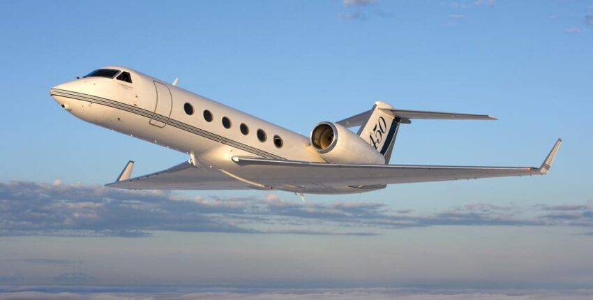 Jet privé Gulfstream G450 intérieur