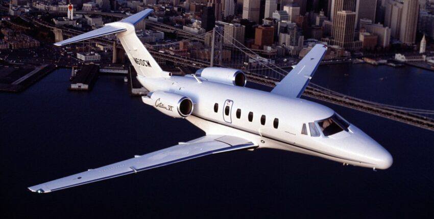location de jet privé, intérieur CESSNA CITATION VI.