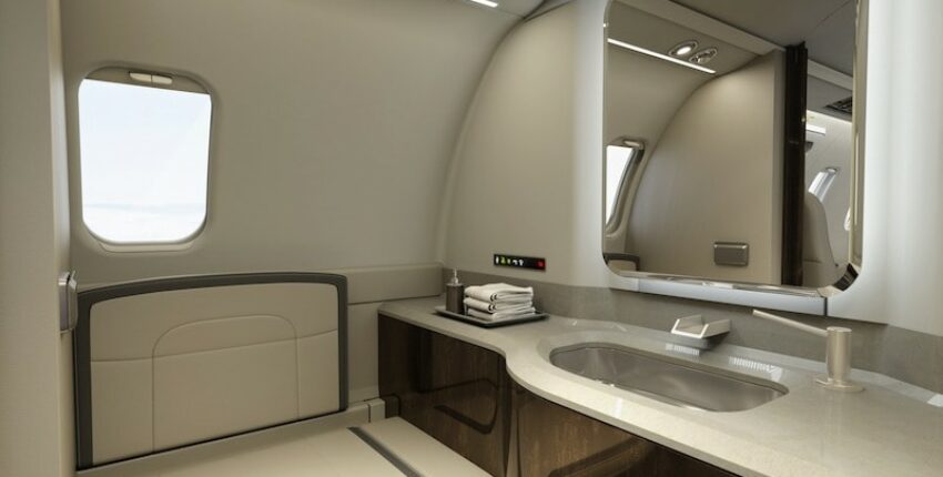 Jet privé Learjet 75 siège en cuir blanc