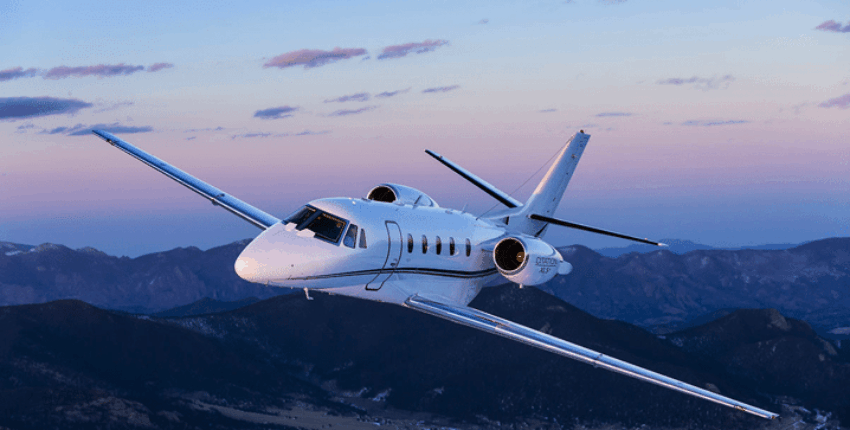 Intérieur jet privé Citation Excel - AEROAFFAIRES