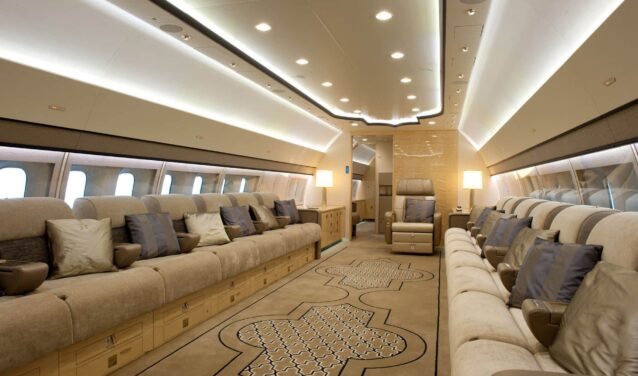 Boeing BBJ intérieur