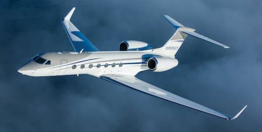 G550 jet privé intérieur