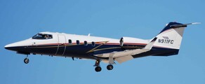 LEARJET 55 наемане на частен самолет 