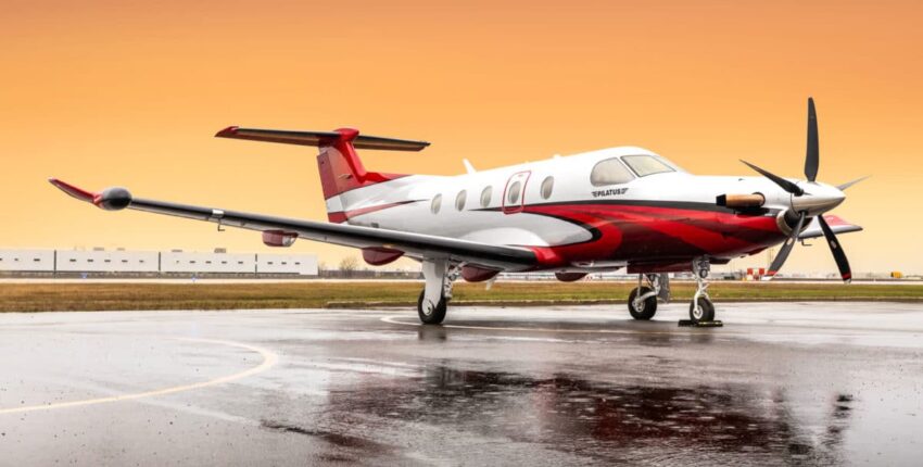 Pilatus PC-12 intérieur