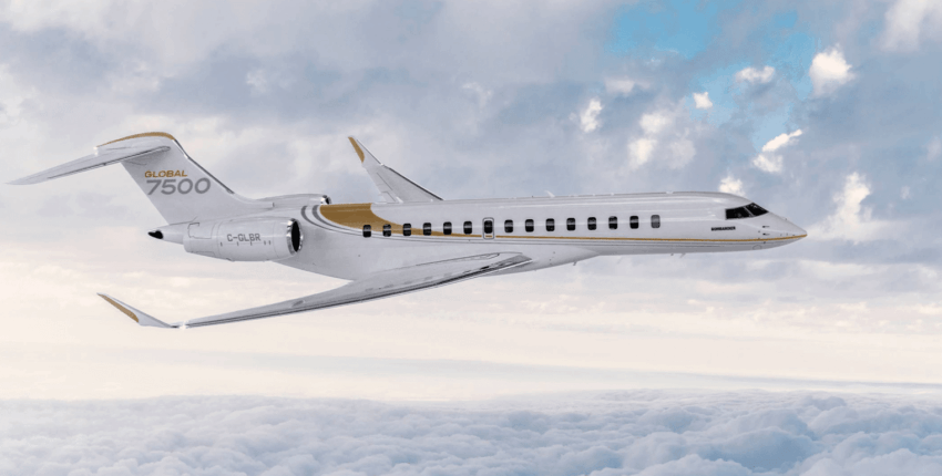 Global 7500 vue intérieure