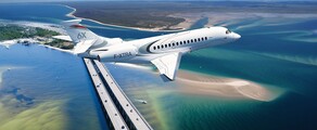Falcon 6X: Наем на частен самолет