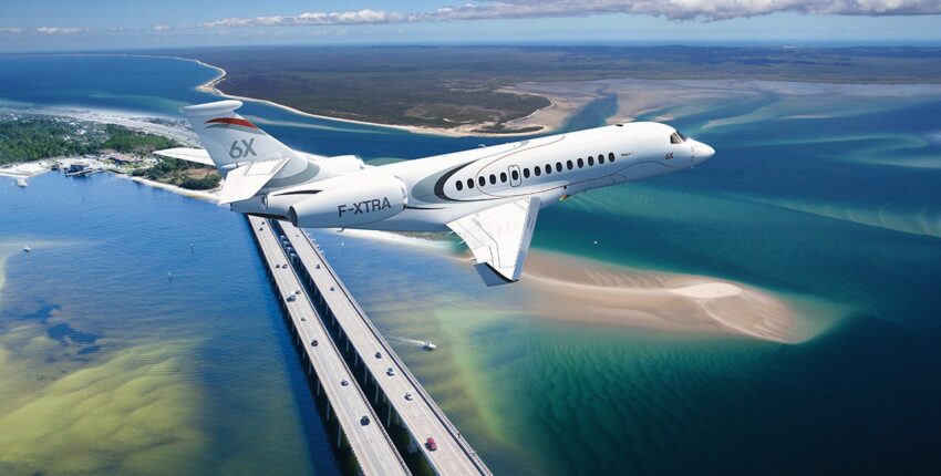 Falcon 6X vue intérieure
