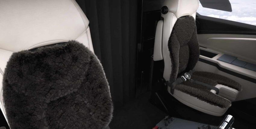 Location de jet privé Challenger 650 intérieur