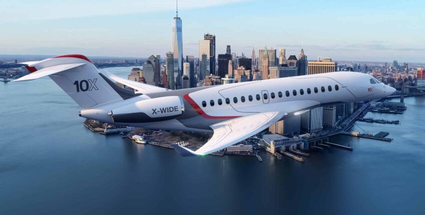 Dassault falcon 10x intérieur