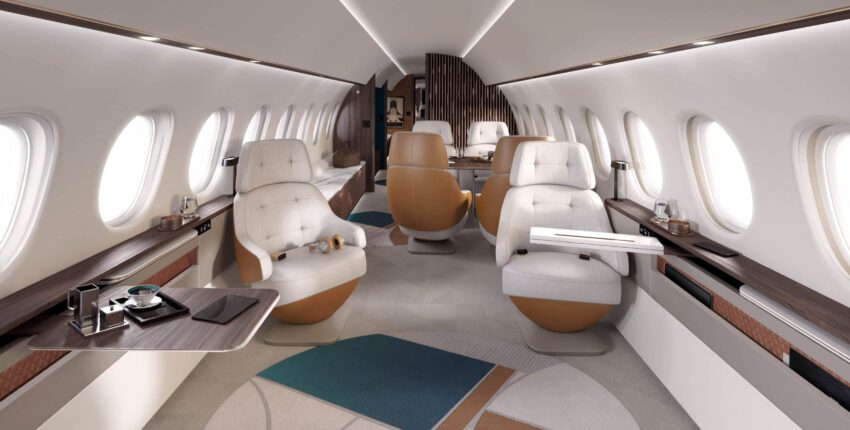 Dassault falcon 10x intérieur
