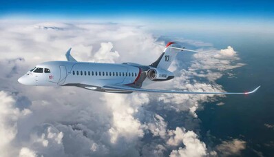 Dassault Aviation пуска на пазара Falcon 10X, най-мощния си частен самолет