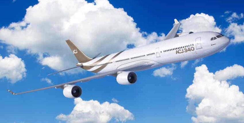 Location jet privé - Luxueuse cabine AIRBUS A340.