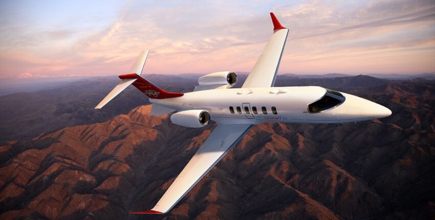 location de jet privé, intérieur LEARJET 70 luxe