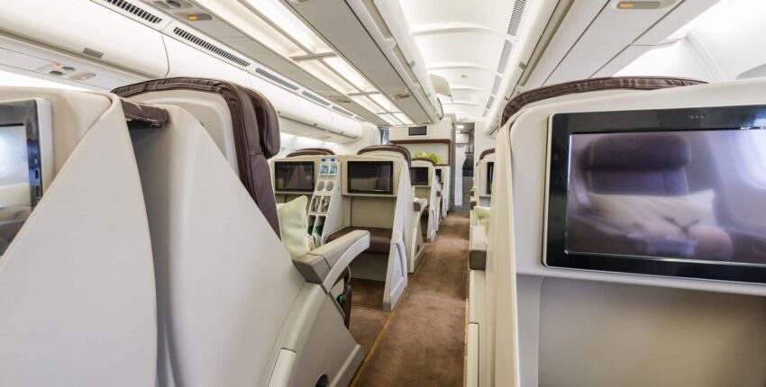 Location jet privé - Luxueuse cabine AIRBUS A340.