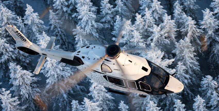 Hélicoptère H160 cabine intérieure blanc