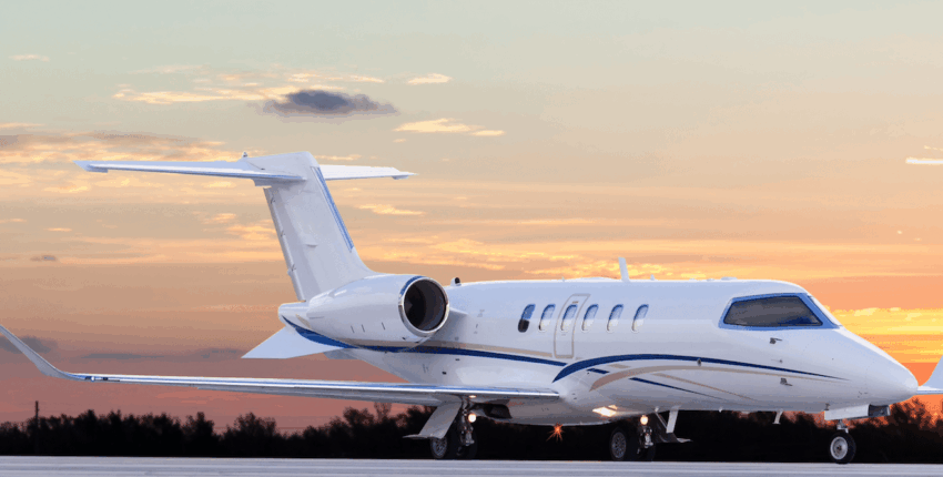 location de jet privé, intérieur LEARJET 70 luxe