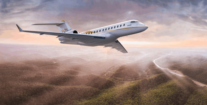 Location de jet privé, intérieur G5500 avec sièges gris