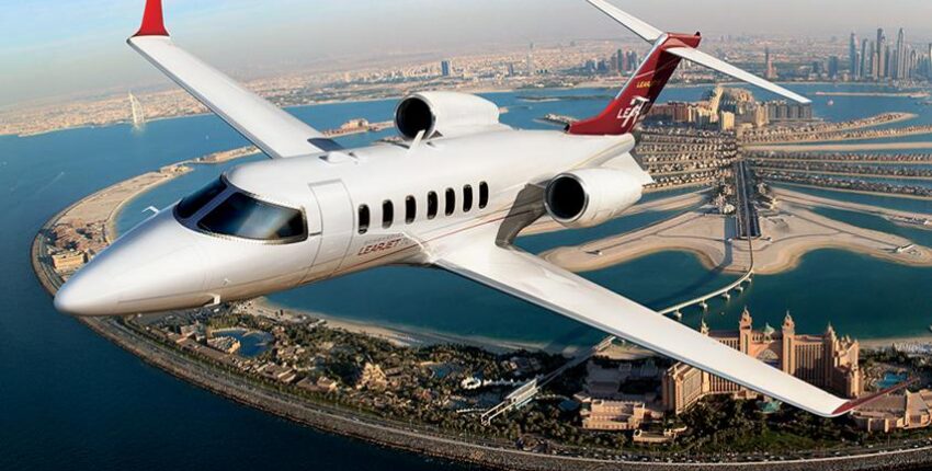 location de jet privé, intérieur LEARJET 70 luxe