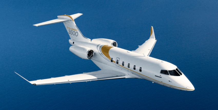 location de jet privé - intérieur du Bombardier Challenger 3500