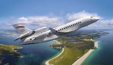 Falcon 8X подобрява кабината си