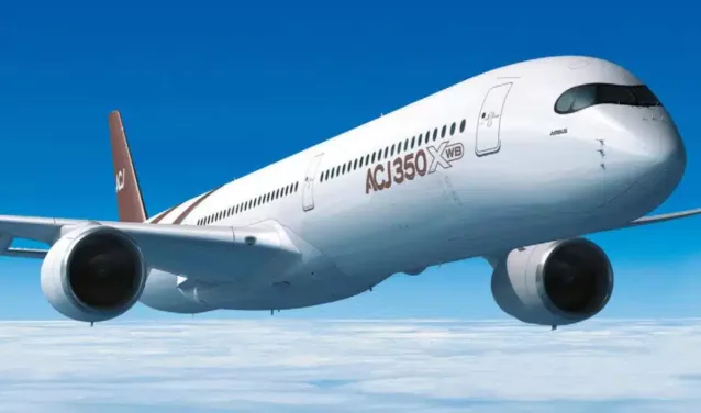 ACJ 350 en vol