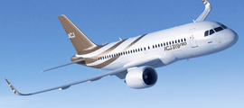 Airbus A318 intérieur en cuir