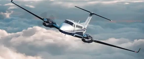 King Air 260 частен самолет под наем