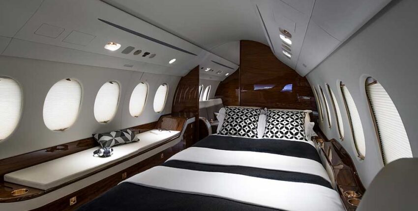 Falcon 7X intérieur
